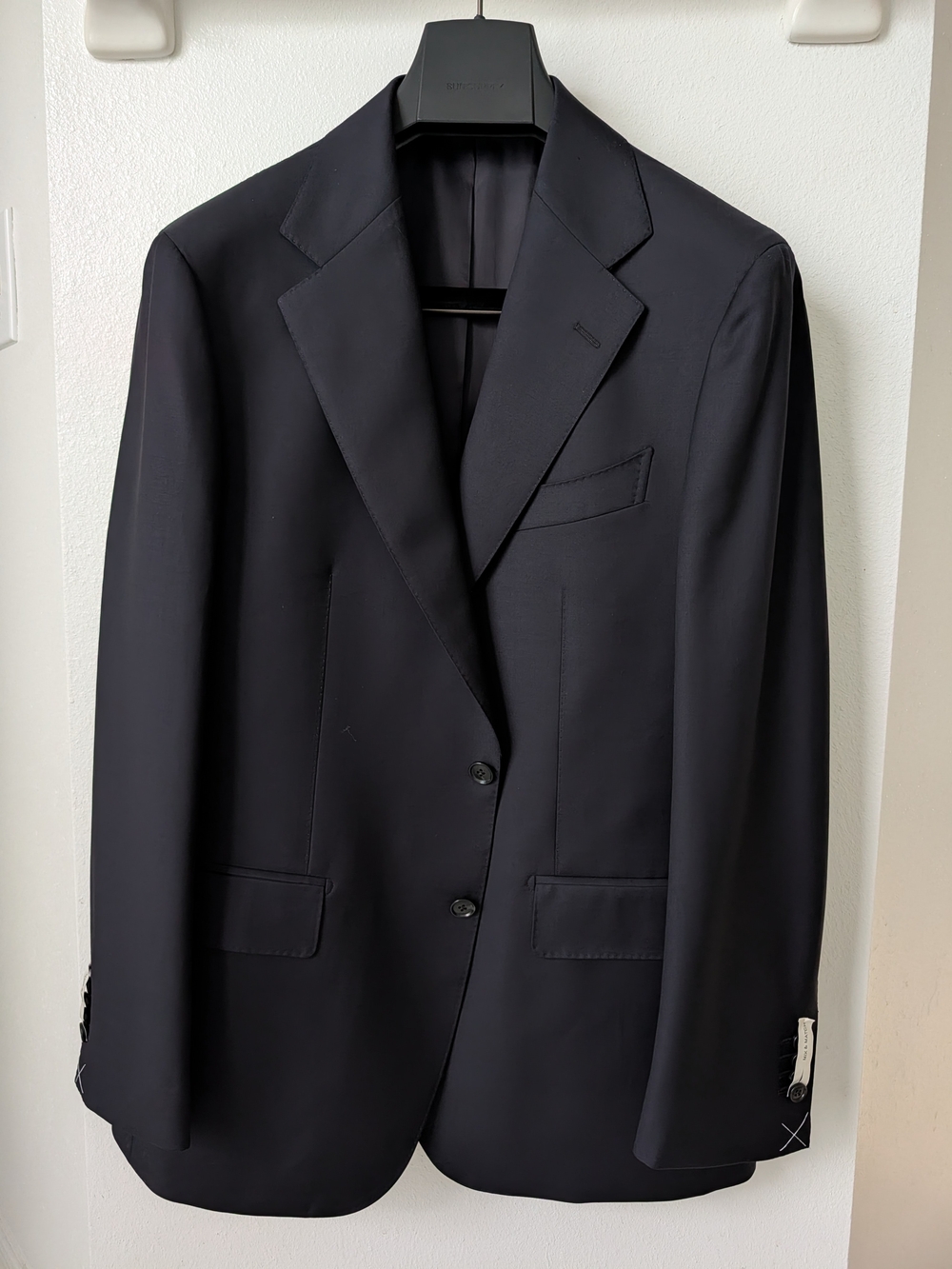 NWT Suitsupply Havana Navy Blazer Suit Jacket | 46S | S110 Wool